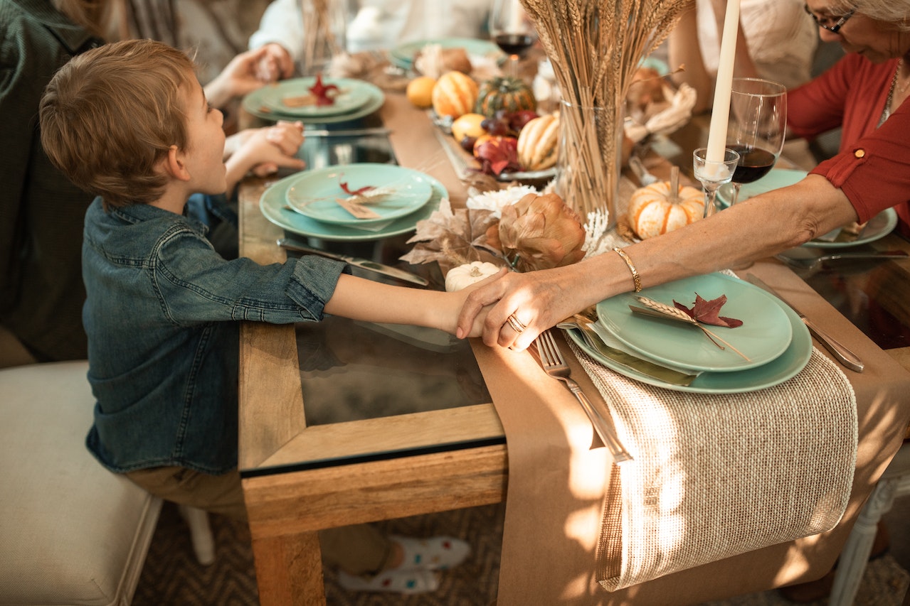 Feiern mit der Gro�familie