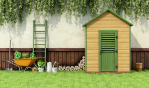 Gartenhaus f&uuml;r Ger&auml;te im eigenen Garten